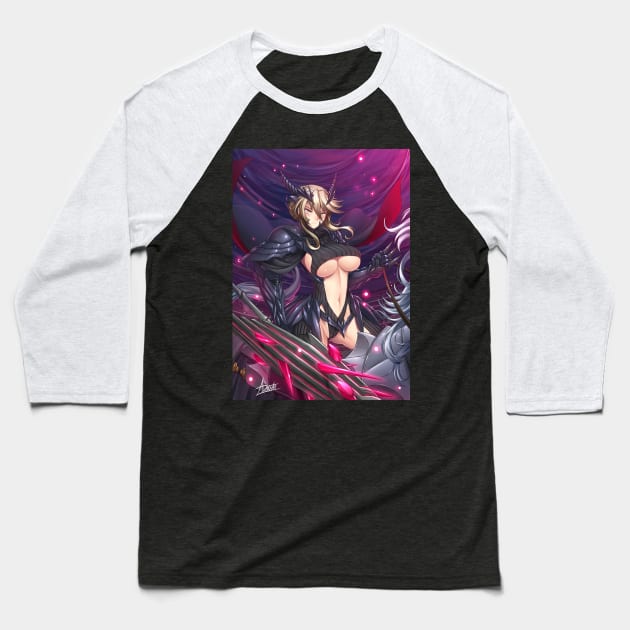 Artoria Lancer Baseball T-Shirt by ADSouto